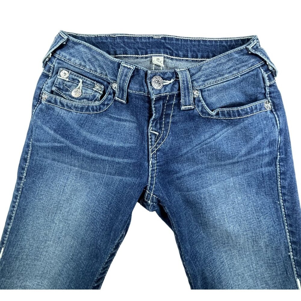 True Religion Women's Basic Rolled Capri Jeans Si… - image 2